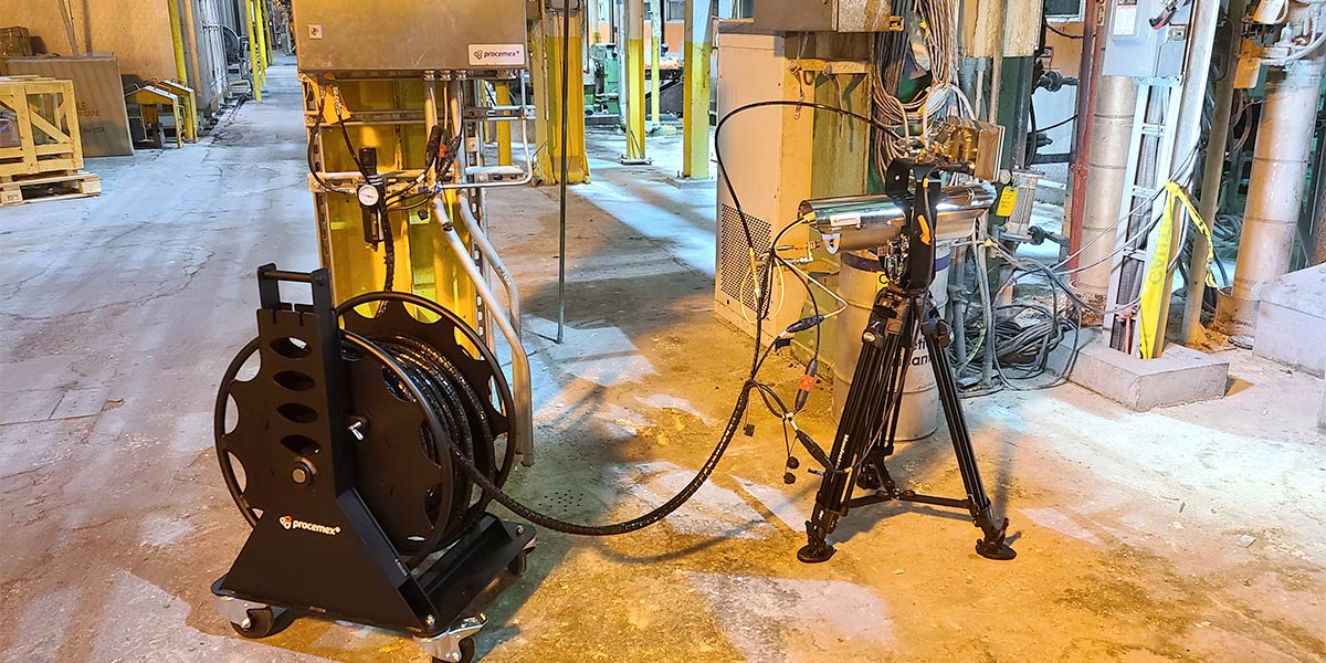 Mobile Camera Connected To Camera System Field Enclosure